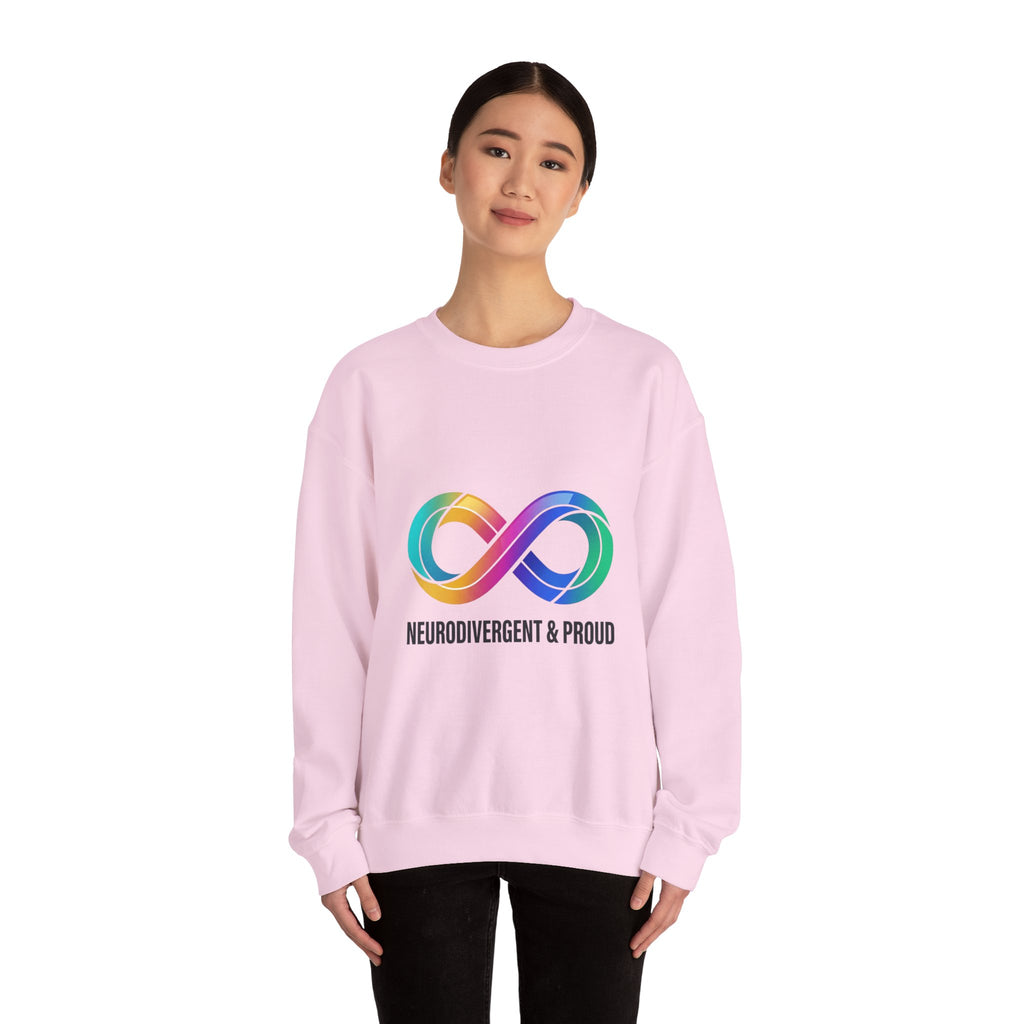 Neurodivergent & Proud Crewneck Sweatshirt