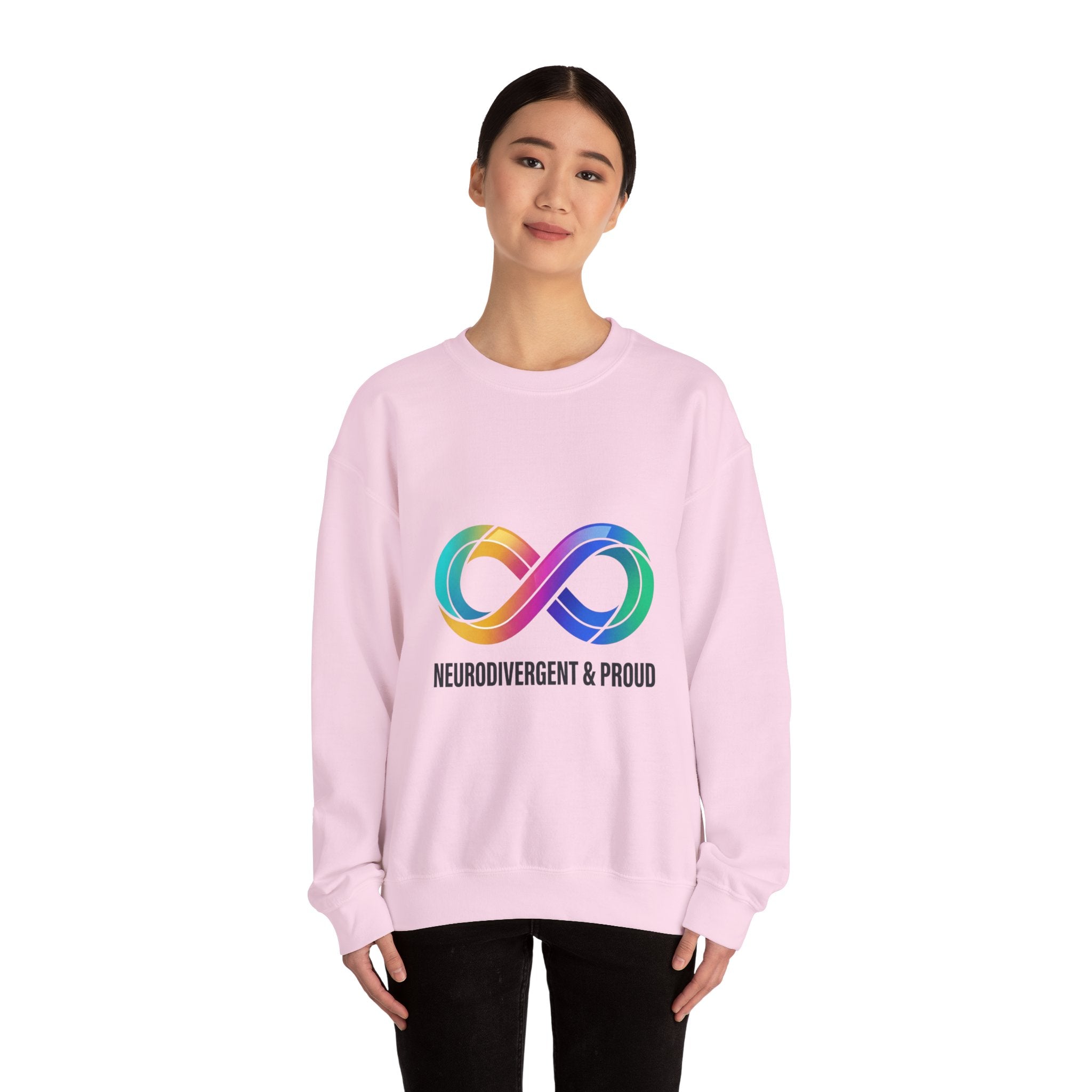 Neurodivergent & Proud Crewneck Sweatshirt