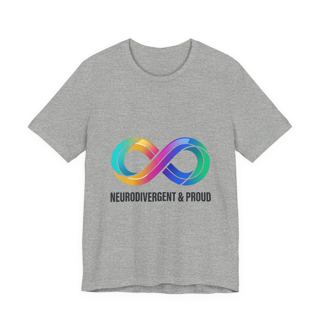 Neurodivergent & Proud Rainbow Infinity T-Shirt