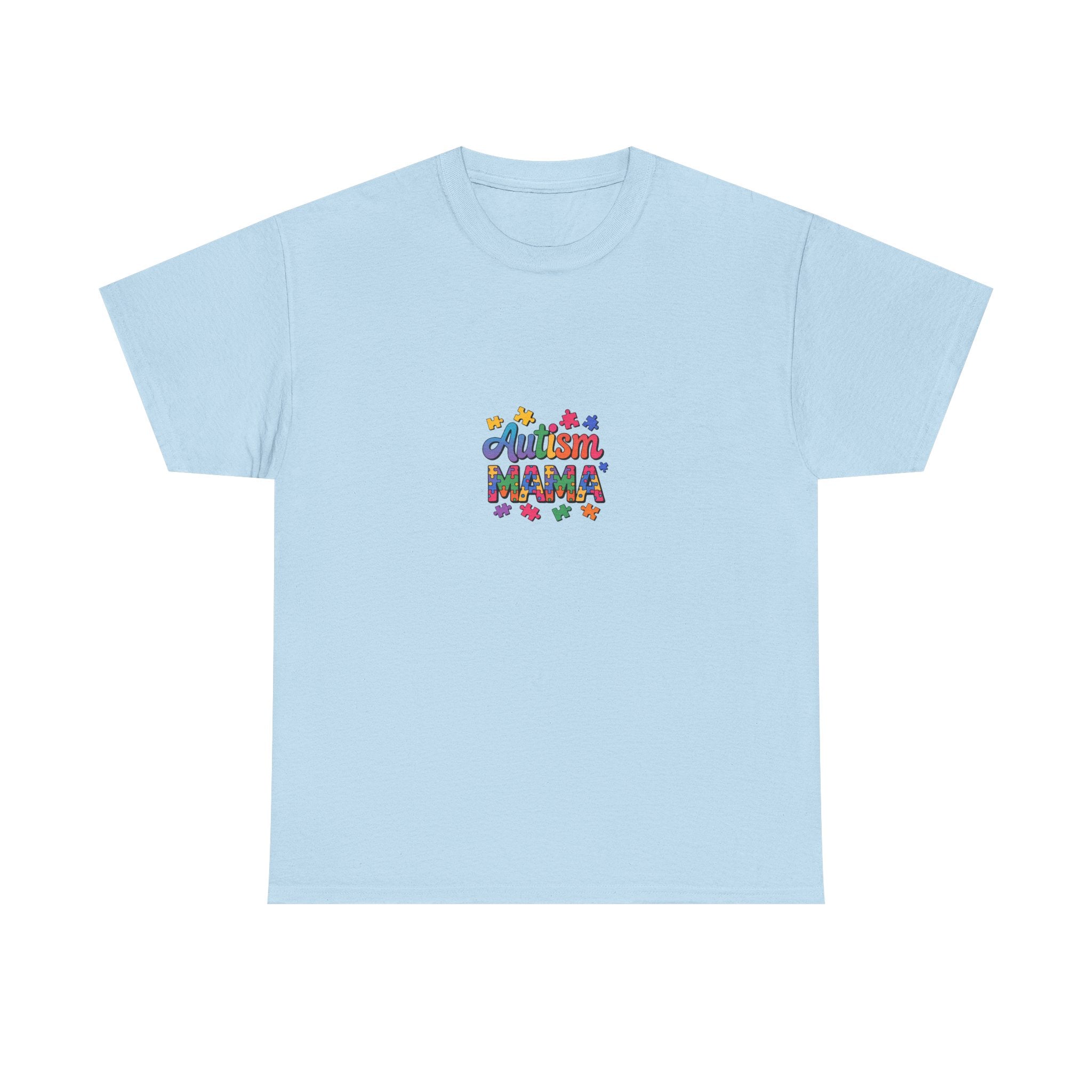 Autism Mama T-Shirt — Colorful Puzzle Piece Mom Tee