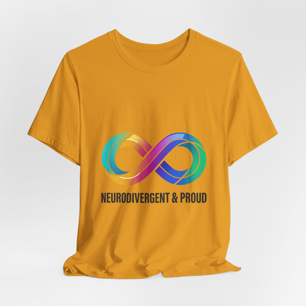 Neurodivergent & Proud Rainbow Infinity T-Shirt