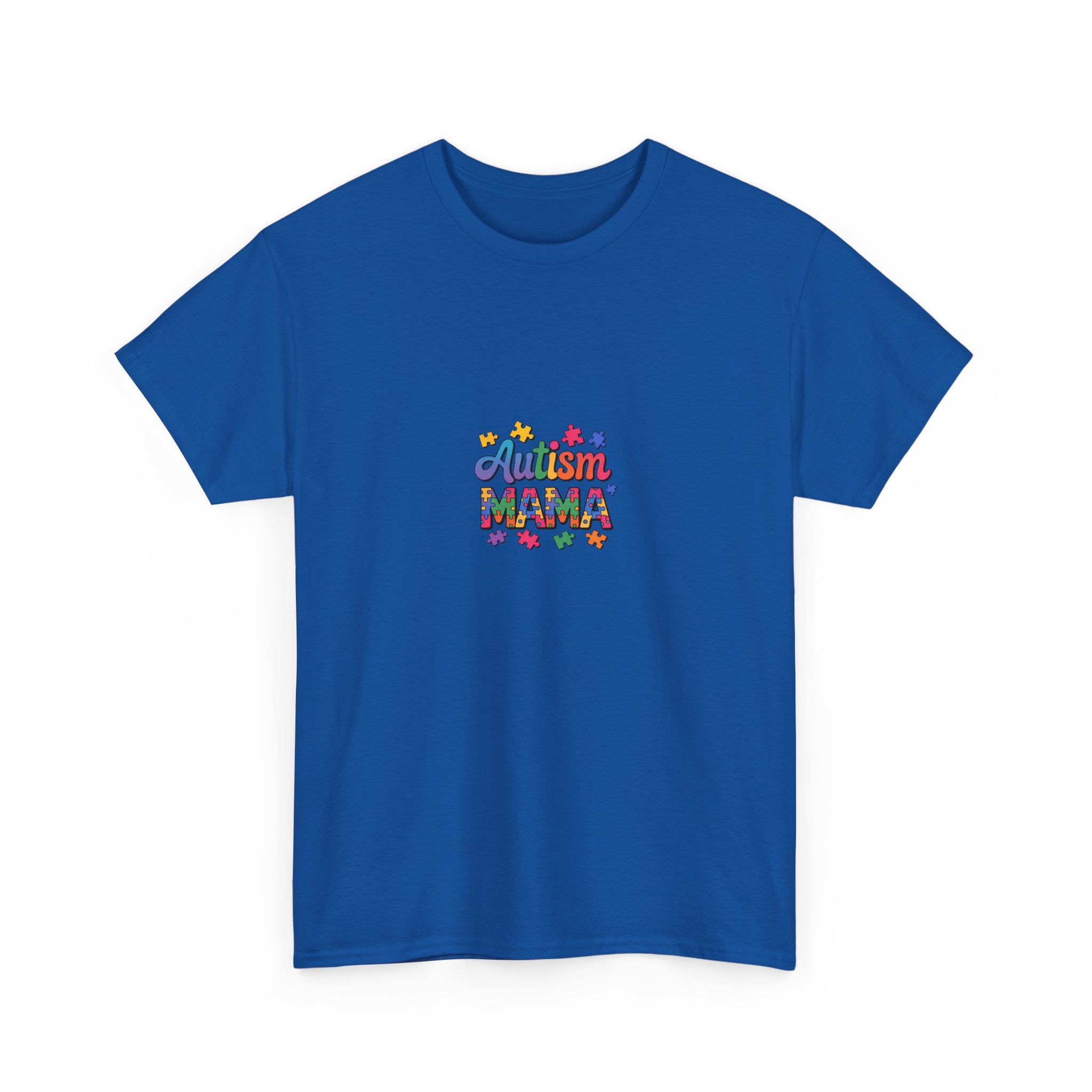 Autism Mama T-Shirt — Colorful Puzzle Piece Mom Tee