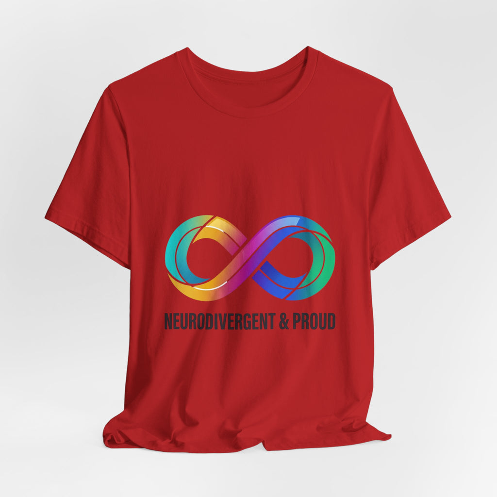 Neurodivergent & Proud Rainbow Infinity T-Shirt