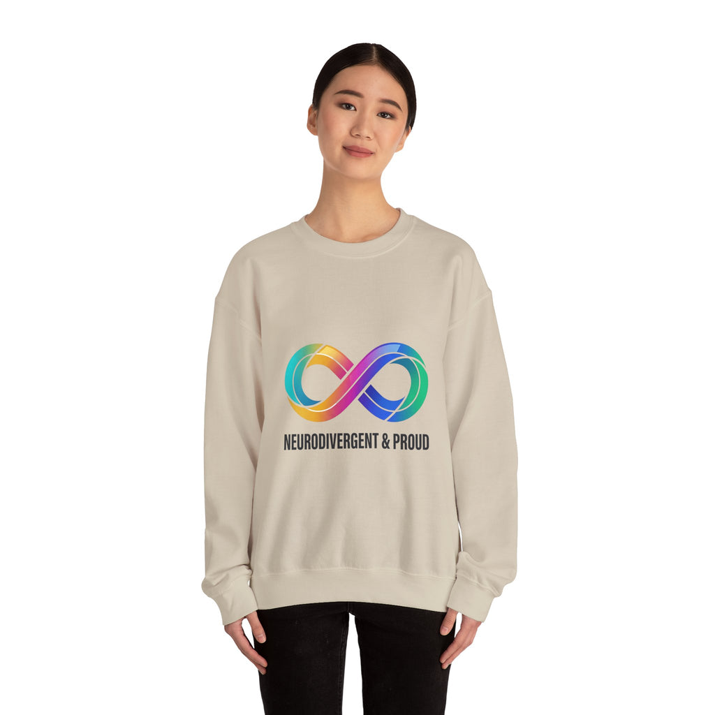 Neurodivergent & Proud Crewneck Sweatshirt