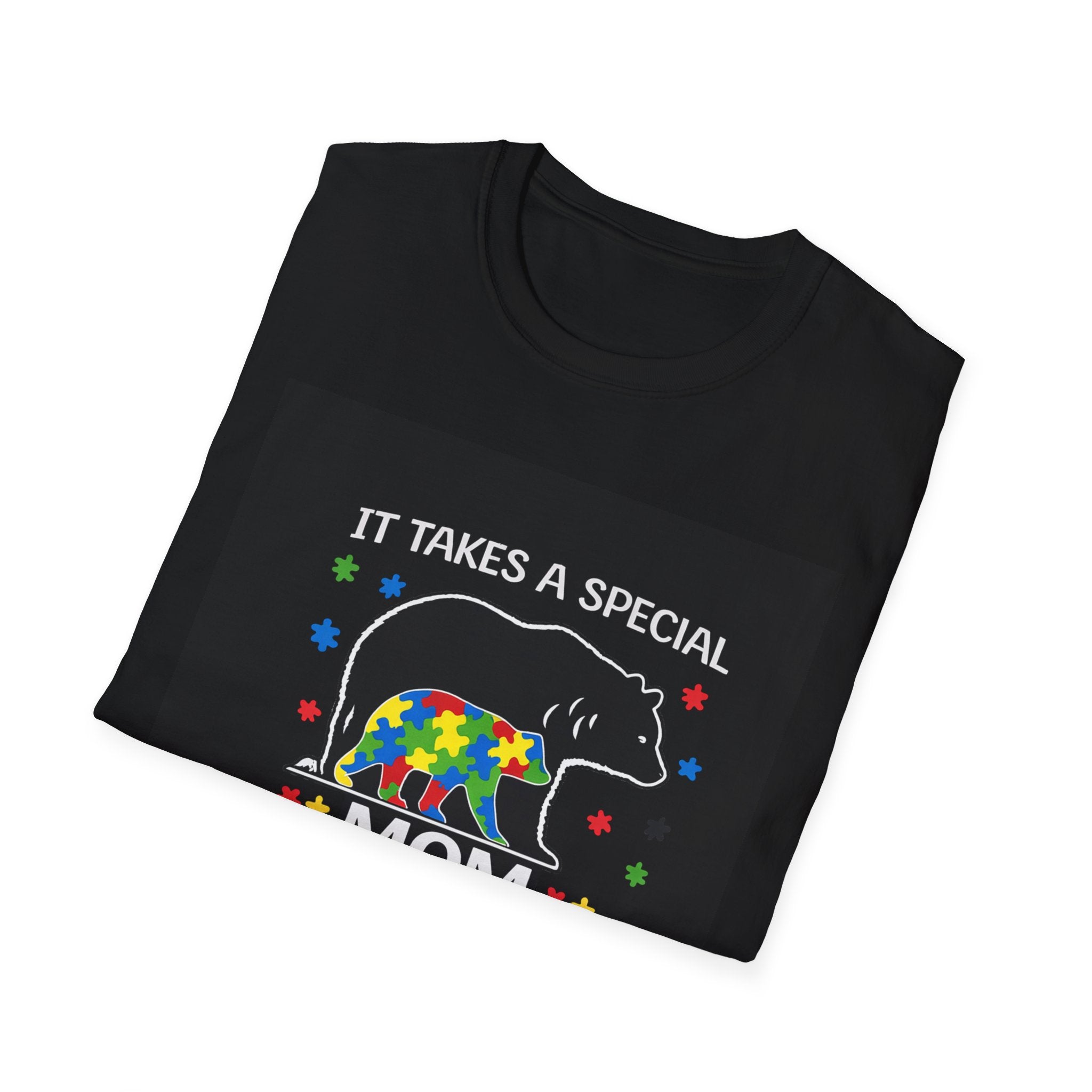 Autism Mom Bear T-Shirt