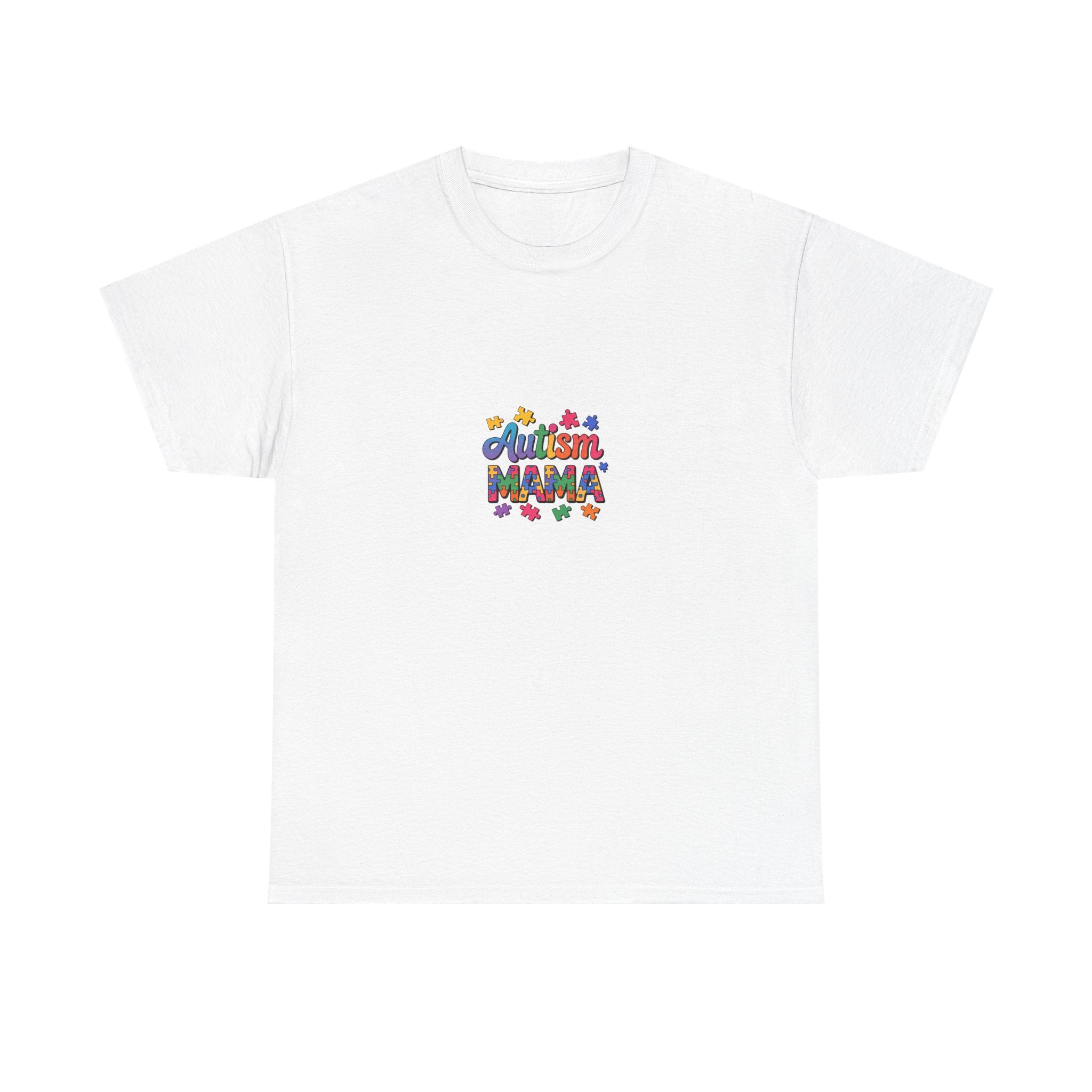 Autism Mama T-Shirt — Colorful Puzzle Piece Mom Tee