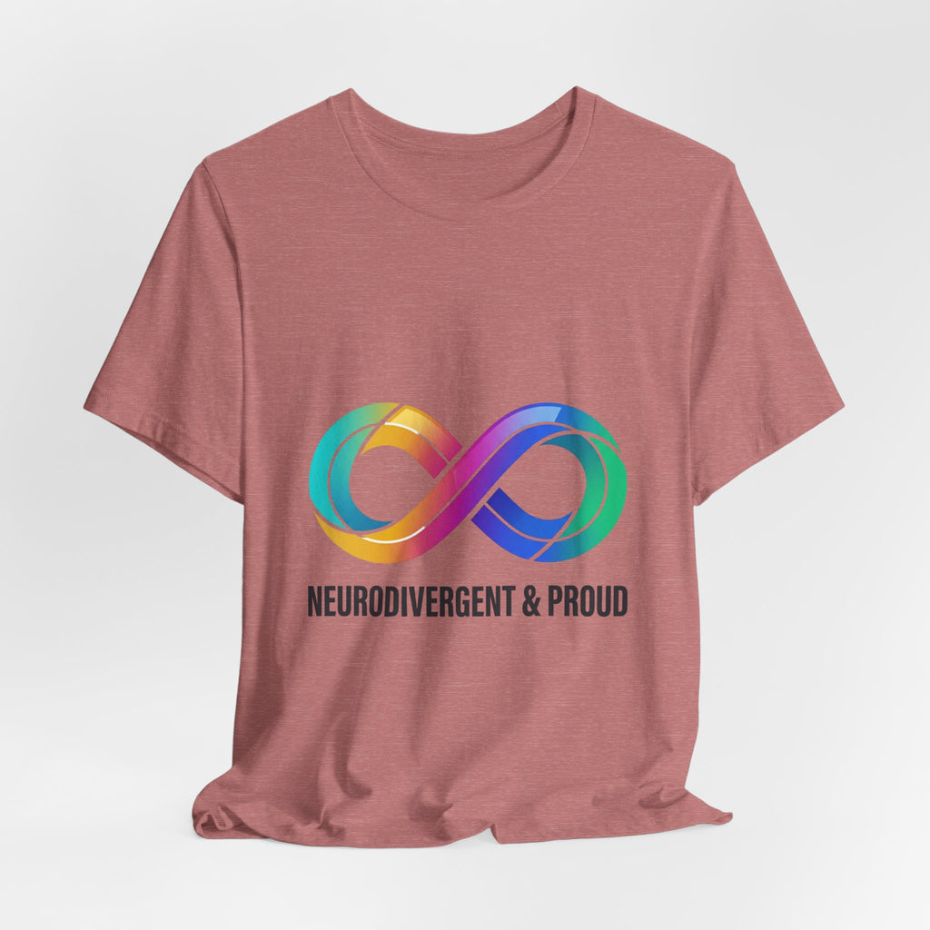 Neurodivergent & Proud Rainbow Infinity T-Shirt