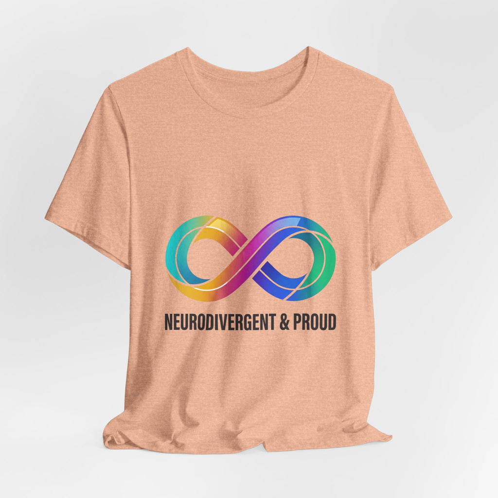 Neurodivergent & Proud Rainbow Infinity T-Shirt