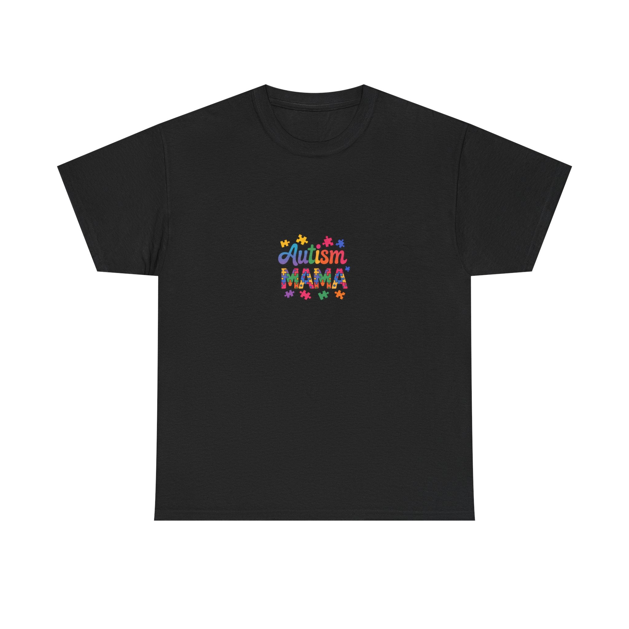 Autism Mama T-Shirt — Colorful Puzzle Piece Mom Tee