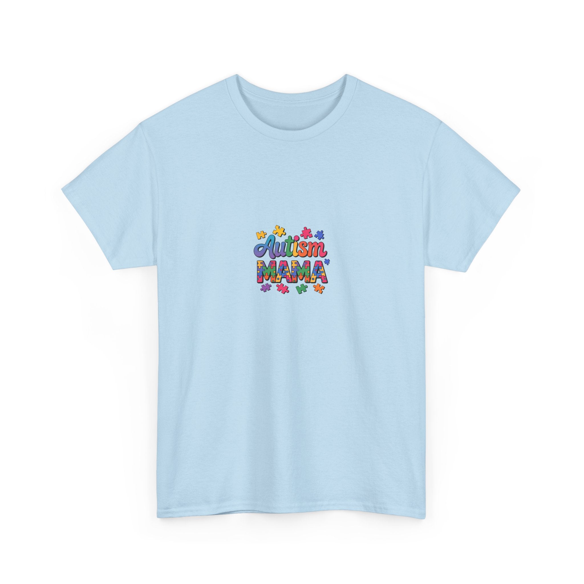 Autism Mama T-Shirt — Colorful Puzzle Piece Mom Tee