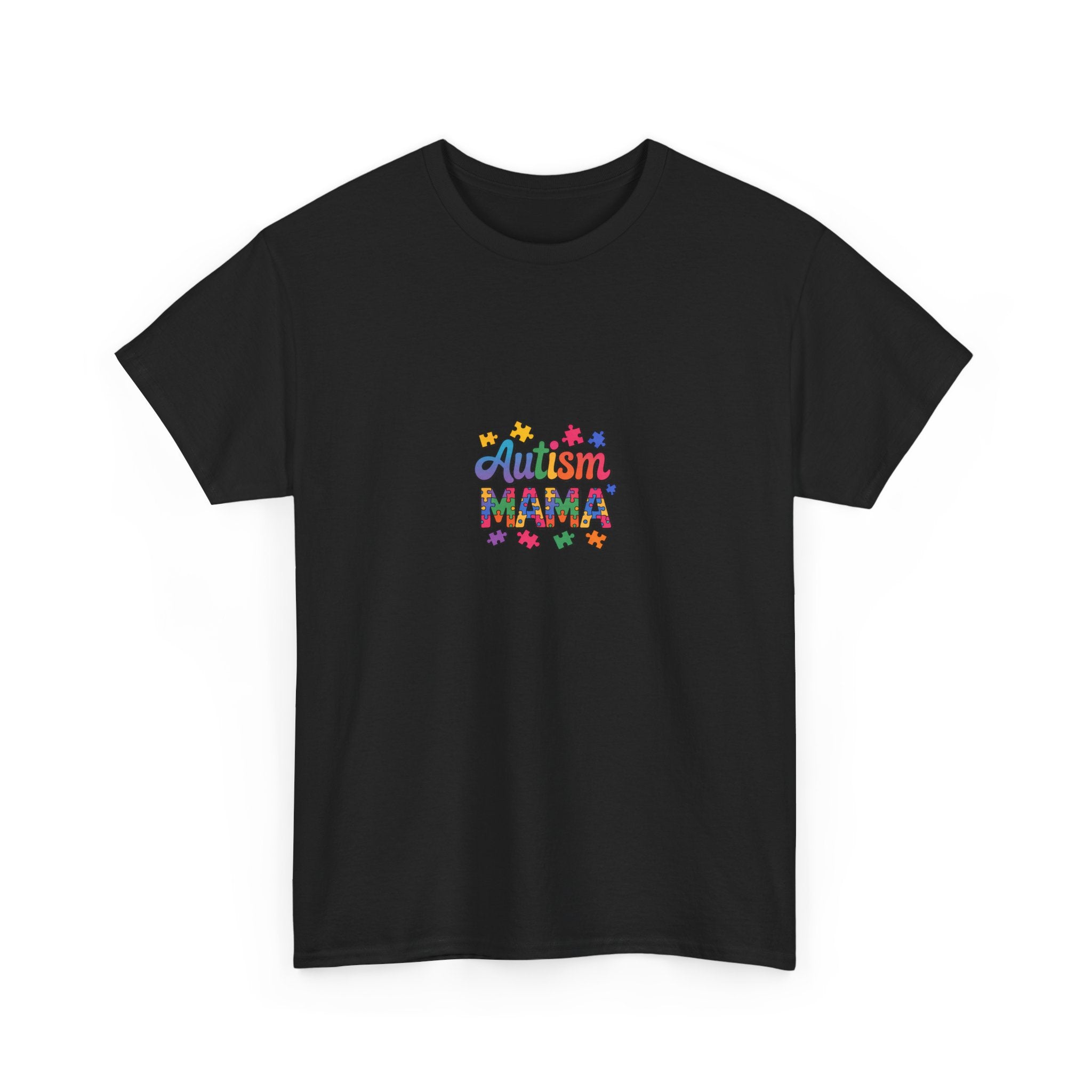 Autism Mama T-Shirt — Colorful Puzzle Piece Mom Tee