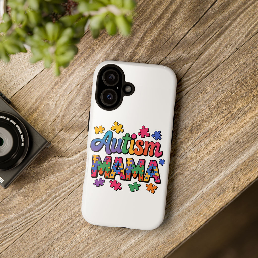 Phone Case — Autism Mama Puzzle Piece Protective Case
