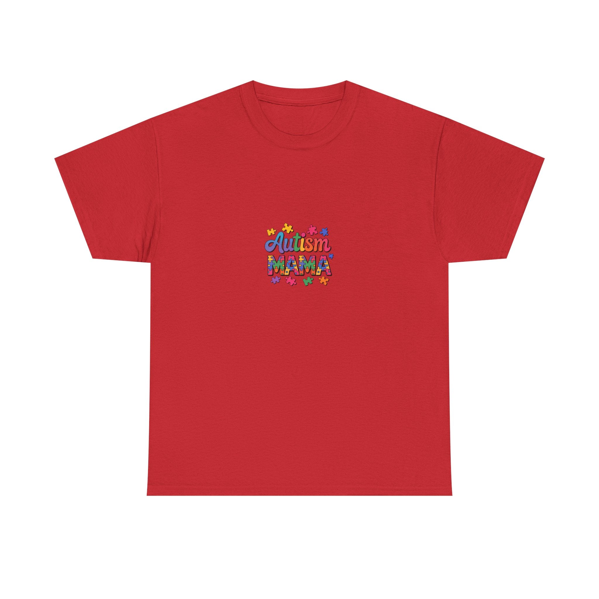 Autism Mama T-Shirt — Colorful Puzzle Piece Mom Tee