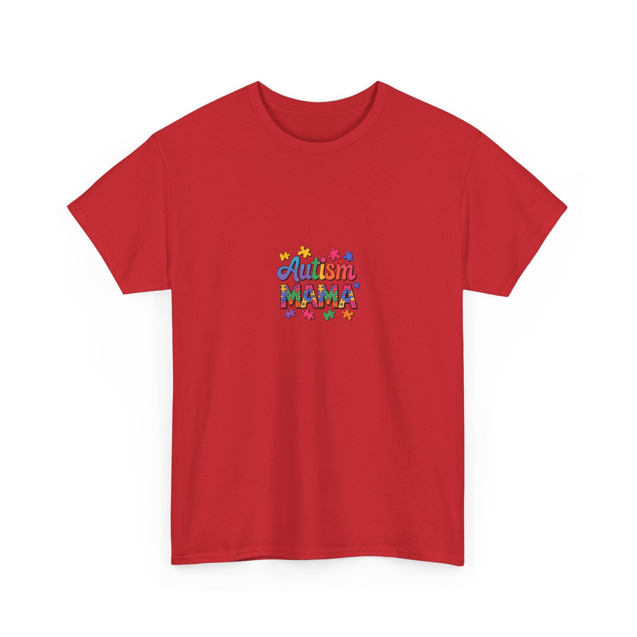 Autism Mama T-Shirt — Colorful Puzzle Piece Mom Tee