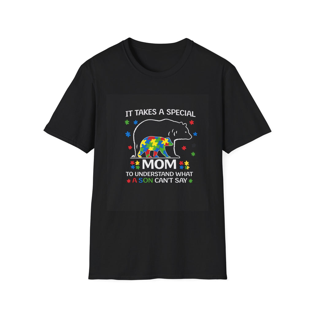 Autism Mom Bear T-Shirt