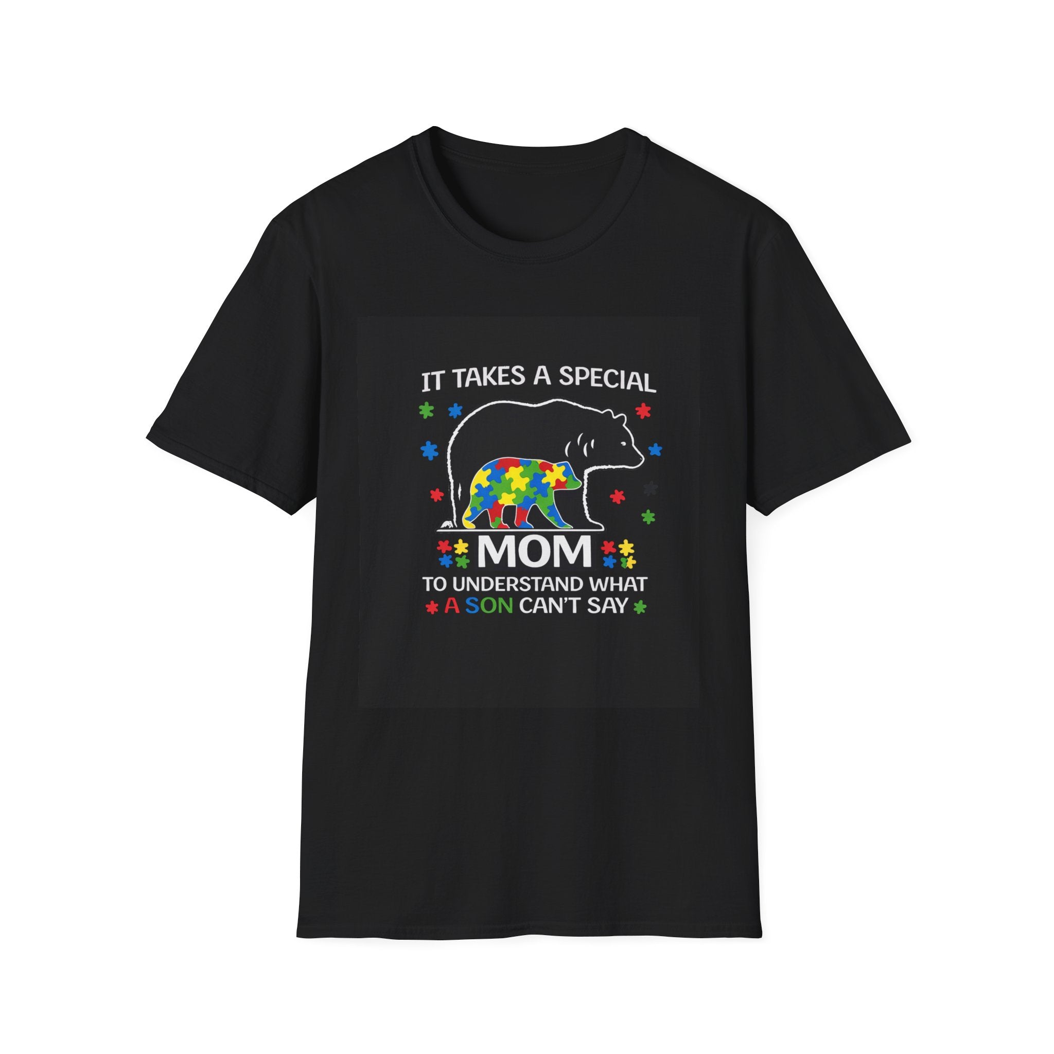 Autism Mom Bear T-Shirt