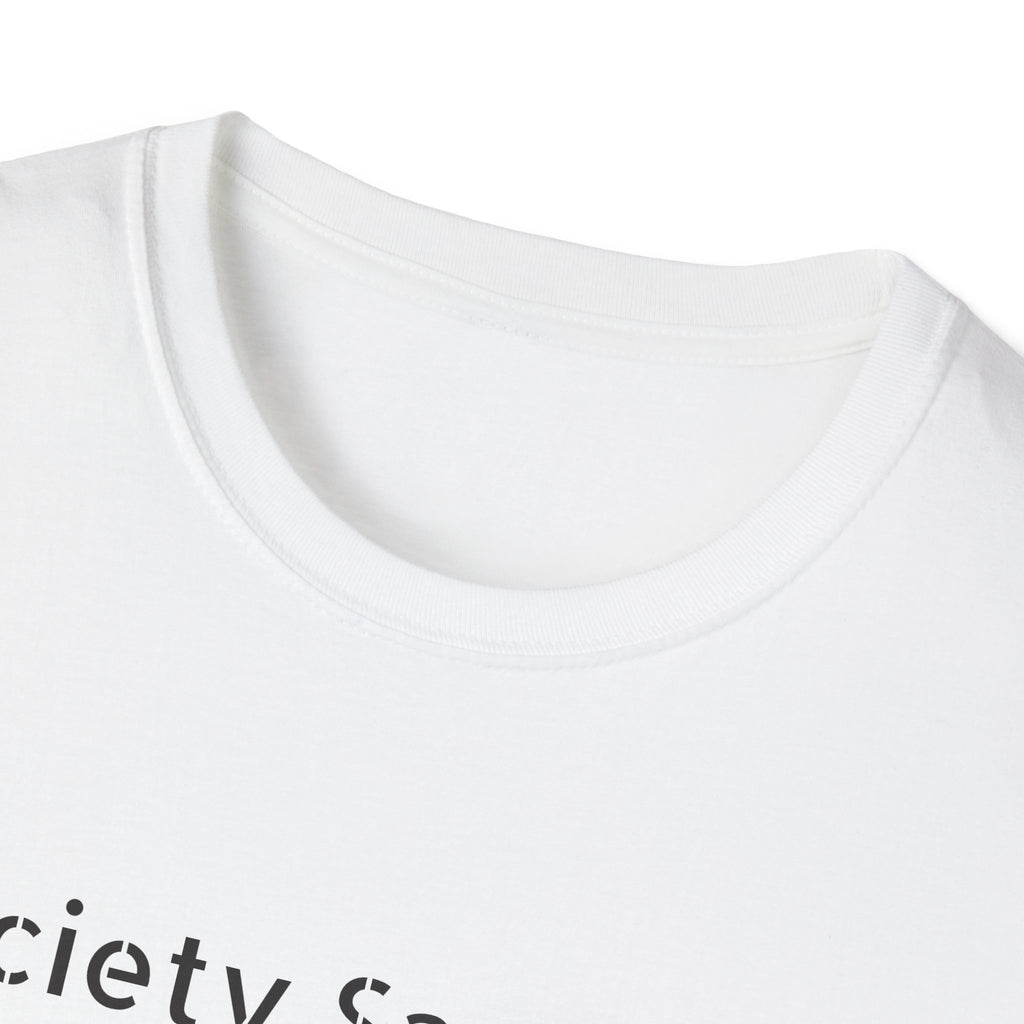 Autism Awareness T-Shirt — "Society Says I Am Autistic, God Says I Am Perfect"